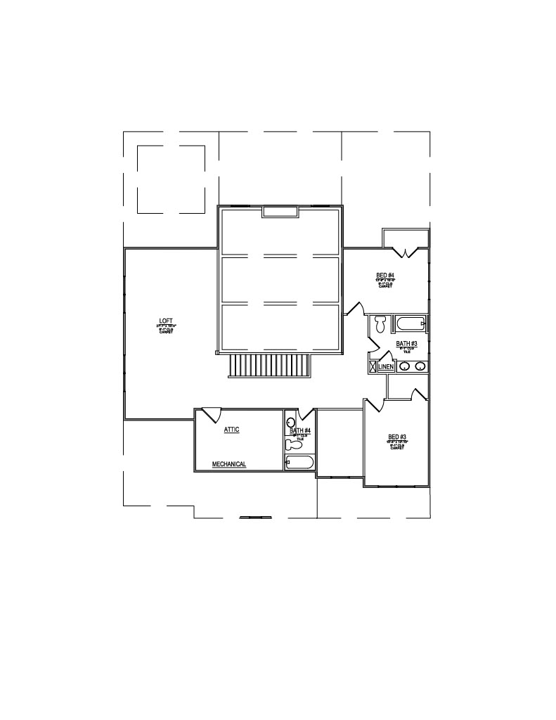Lot 08 – 1960 Silver Cedar- 2d Floor Plan 2