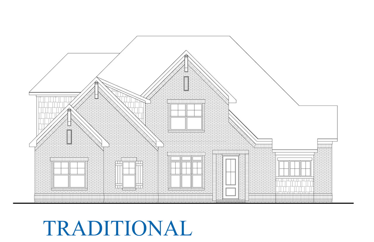 Lot 02 – 12442 Pipers Run Ln - Elevations 1