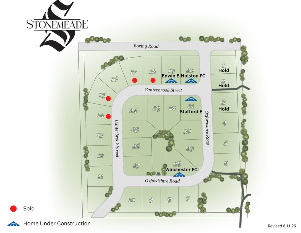 Stonemeade Plat Map