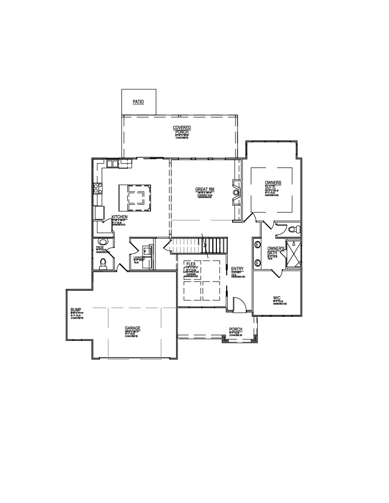 Lot 49 – 12924 Yorkshire Fog Ln.- 2d Floor Plan 1