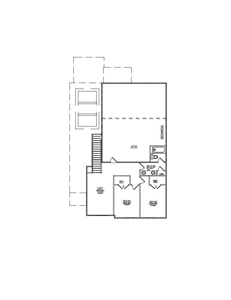 Lot 31 – 1025 Branch Hook- 2d Floor Plan 2